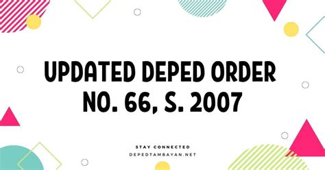 d.o 66 s. 2007|DO No. 66, s. 2007 .
